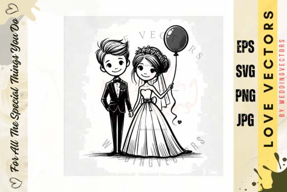 C4733: Elegant Wedding & Love Vectors for Your Designs