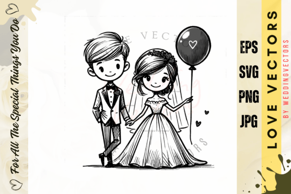 C4746: Capturing Timeless Romance in Vector Art