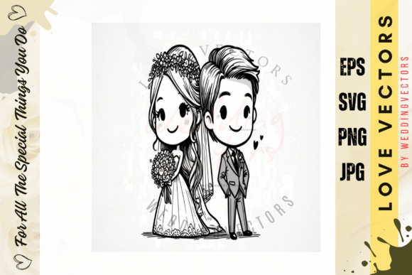 Capturing Forever: The Artistry of Wedding Couple and Love Vectors