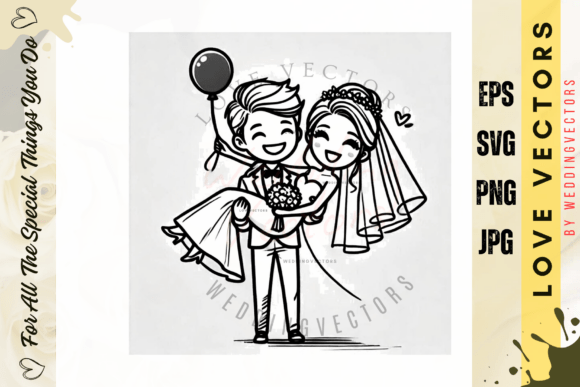 Capturing the Moment: The Art of 'C4678' Wedding Illustration