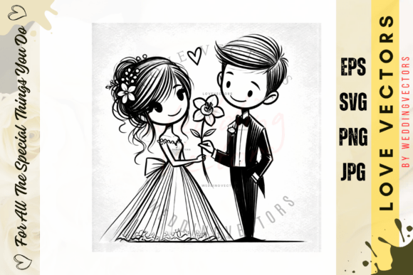 Elegant Romance: Designing with the C491 Couple Vectors