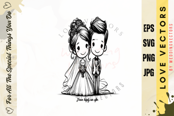 Elegant Vectors for Romantic Wedding Designs