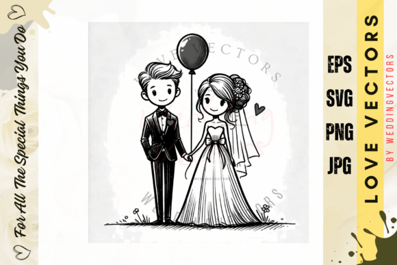Elegant Wedding Vectors: Art for Your Special Day