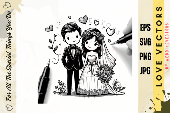 Modern Love in Vectors: The C4876 Illustration Collection
