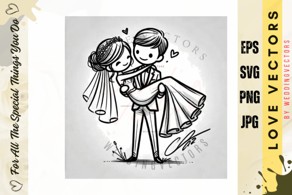 Romance in Every Detail: The C4619 Wedding Vector Collection