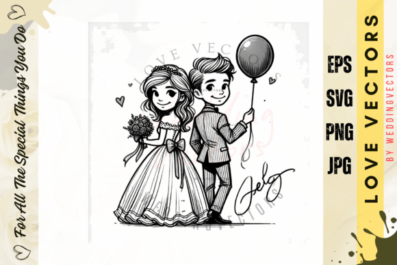 Unleash Romance with the Premium Bridal Branding Vector - C4830