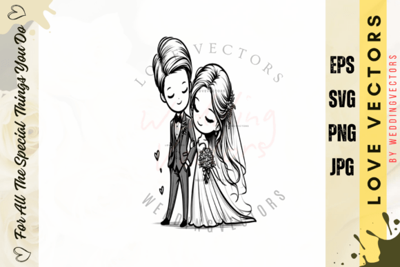Unveiling the Luxury Romantic Scene Illustration - C4657