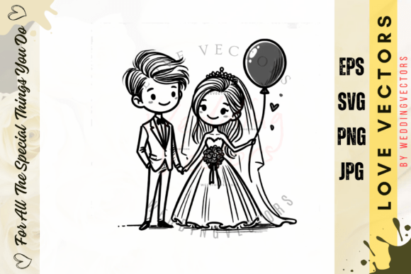 Wedding Couple and Love Vectors: A Designer's Guide to C4394